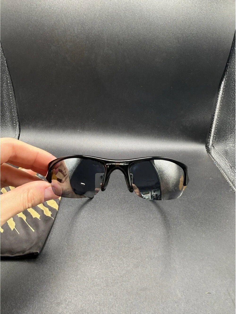 Oakley Flak Jacket Livestrong Jet Black Yellow/Black Iridium Lenses 12-762